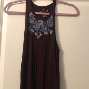 Maroon American Eagle Tank